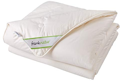 franknatur Lyocell Bettdecke 200x220 Ganzjahresdecke mit Bio Baumwolle | mit Tencel-Füllung und Bio-Baumwoll-Bezug, atmungsaktiv, temperaturausgleichend, Oeko-TEX zertifiziert