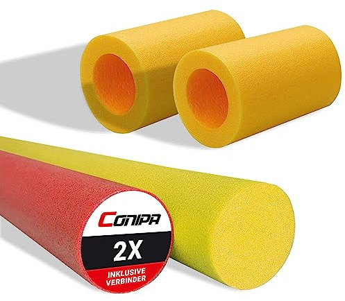 Conipa® Schwimmnudel Sets (160 x 7 cm) für Kinder & Erwachsene – Poolnudel aus Schaumstoff für Wassersport, Schwimmen & Spielen – Ideal für Pool, Strand & Aquafitness – Geeignet ab 3–10 Jahre