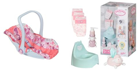 Baby Annabell Active Comfort Seat - Accessory & 706602 Set-to Fit Dolls up to 43cm