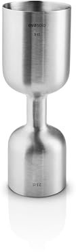 Eva Solo | Jigger à Cocktail Liquid Lounge | Contient 2,5 cl et 5 cl. | Design et fonctionnalité Danois | Acier brossé