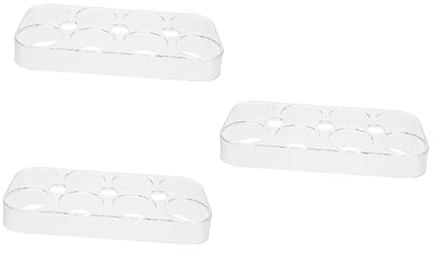 jojofuny 3pcs Egg Storage Box for Refrigerator Fridge Egg Holder Tray for Kitchen for Fridge