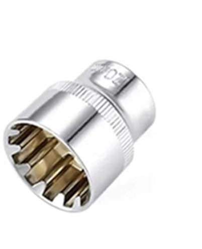 VNSMM werkzeugkoffer Sechskant-Steckschlüsselkopf, 12-Punkt-Spiegel, kurzer Steckschlüsselkopf, 3/8-Zoll-Antriebsbit, Ratschenschlüssel-Adapter, Drehmomentschlüssel steckschlüsselsatz(20mm)