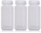 DKBT Lot de 3 bouteilles vides en plastique à col large - 250 ml - Anti-fuite - Translucides - En polyéthylène haute densité - Avec large goulot - Pour échantillons d'eau