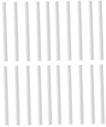 Gatuida Heißklebestifte Weiß 20 Stück 7mm x 100mm Klebesticks Für Heimwerker Selbstgemacht Handwerk Geruchsfrei Schmelzend