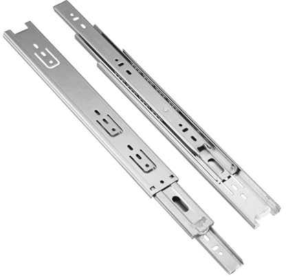 Kugelauszug 2er Set (1 Paar) Schubladenschienen 270-520mm Nut Schubladenauszug - Schienen Für Schubladen - Schubladen Schienensystem - Teilauszug Schubladen Hochwertig - Leicht Anzubringen