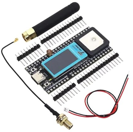 Agmoctz Lora Wireless Tracker ESP32 Lora Meshtastic Asset Tracker SX1262 Wi-FI Bluetooth GPS Tracker 863-928MHZ per bicicletta auto