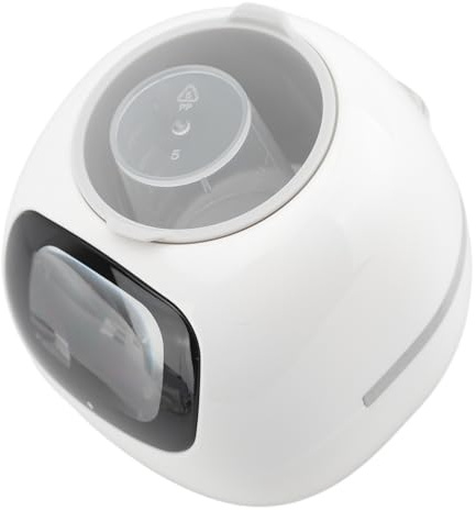 ACOGEDO Maceta Inteligente con Expresión AI Robot Inteligente de Macetero con Luz de Agua Sensores de Humedad para Decoración de Interiores Verde Que Incluye Luz en la Humedad con Precisión (White)