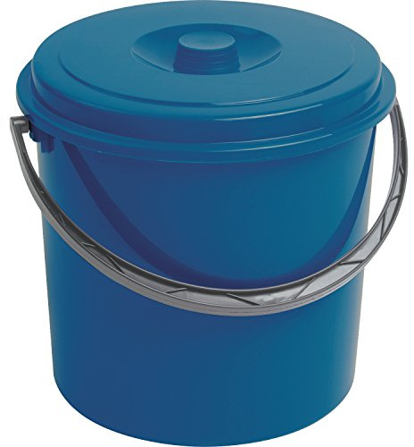 Curver Bucket 12 Litres with Lid Blue