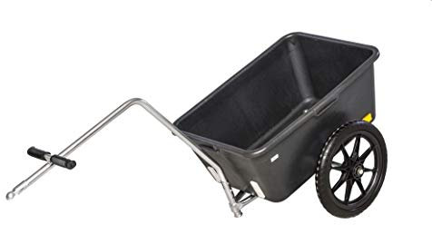 Fahrradanhänger - Anhänger - Handwagen - Bollerwagen mit 2 unplattbaren Reifen bis 95 kg belastbar DS