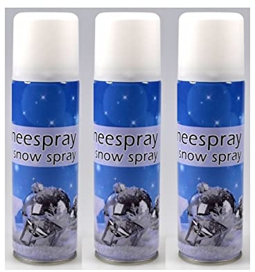 3 x 150ml Schneespray Kunstschnee Sprühschnee Dekoschnee Schnee Dekoration