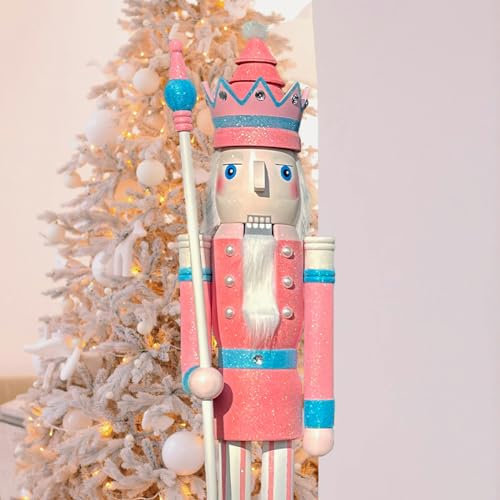 CDL 150cm Grande/Gigante Navidad Cascanueces de Madera Rey y Soldado Ornamento/muñeca/Figuras Eventos/Ventana/Fiesta de Boda/decoración del hogar y Comercial