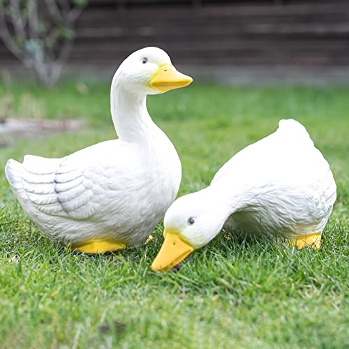 Kerri-Keramik Gänsepaar, Gartendeko