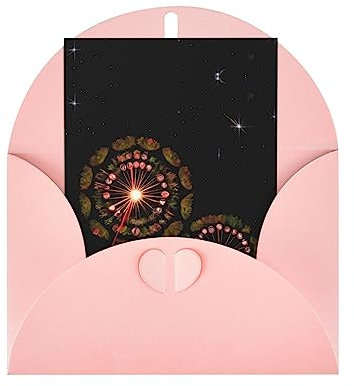 vacsAX Starry Pusteblume handgefertigte Grußkarten-Sortiment, Geburtstagskarten, Hochzeitskarten, Trauerkarten