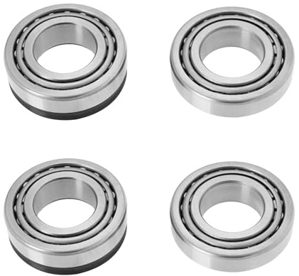 Create idea 2 Satz Passend für 1'' Achsen Anhänger Radnabe Stahllagersatz 50,3 mm X 25,3 mm 2 44643/2 44643L/44610 (2x mit Dichtring und 2x Ohne Dichtring)
