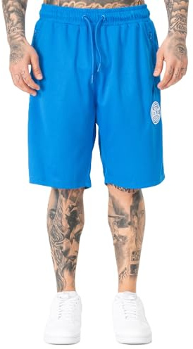 Benlee Funktionsshorts för män, normal passform, HUSTCAN, kungsblå/vit, S, Kungsblå/vit, S