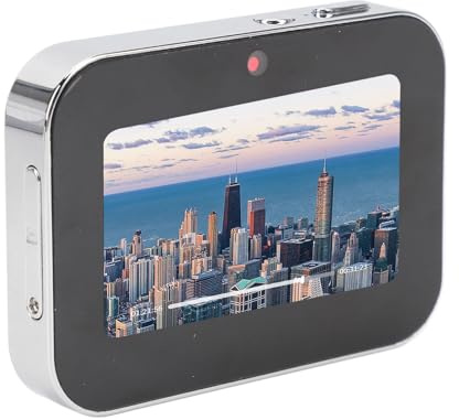 Jectse Fotocamere Digitali per Fotografia, Fotocamera per 4K 64MP, Touch Screen HD da 3 Pollici con Messa a Fuoco Manuale Fotocamera Compatta per Studenti con Obiettivo Triplo,