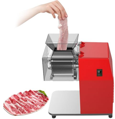 Affettatrice elettrica con lama rimovibile da 2,5-7 mm, multifunzione, per cucina e ristorante