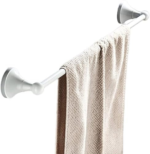 MKAK Haushaltshandtuchstangen, Metall Messing Badetuch Rack Hardware Dekoration Zubehör Badezimmer weiße Handtuchständer Bad Handtuchstange