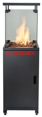 Calentador de terraza Jocel JAT014108, Potencia 5000-13000W, gas G30 butano y G31 gas propano
