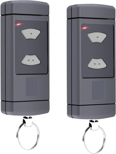 40.685MHz Garagentor Handsender für für Hörmann Handsender HSE/4, HSM2/4, HS2/4,Fernbedienungs Duplizierer Kompatibel mit Hörmann Grau Tasten Garage Fernbedienung Handset