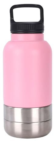 Borraccia Portatile per Cani - Termica per Cuccioli | Antigoccia 1520ml Tazza Bere Cane Portatile Con Scodella Rimovibile Per Viaggio Escursioni Campeggio