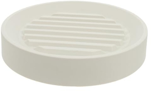 Rollbarer Pflanzenuntersetzer mit Rollen , Rund, Weiß, 19, 50x15, 00x3, 50 | Pp, Gummi und Stahl, Versteckte Rollen, Wasseraufnahmefunktion, 1 Stück