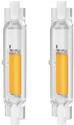 ZUCZUG R7S LED 78mm Regulables Bombilla 15w - 15w equivalente 100w 150w Lámpara Halógena, 1500LM, Blanco Cálido 3000k, iluminación de haz de 360 ​​°, 2 Pack