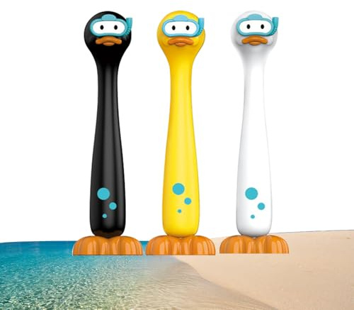 Dykleksak för poolen – 3 ankringar, roliga tecknade simleksaker, söta vattendykringar | Outdoor Beach Family Yard Party simning apportera spel för barn flickor sommar