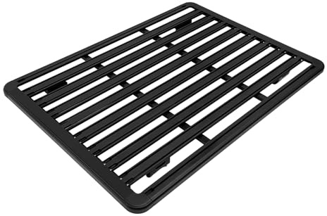 160 x 120 cm takräcke korg, bil, takkorg, universell tillverkad av aluminium med 150–200 kg, lastkapacitet, svart, lasthållare, korg med T-spår, för förlängning för camping, offroad och transport