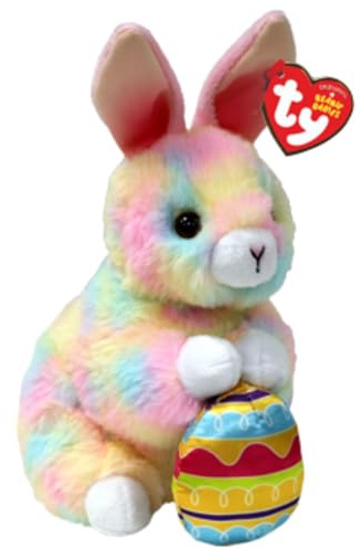 TY Sprout Rabbit Easter Beanie Bellies 14cm Soft Plush Toy Cuddly Collectible Stuffed Toy Easter Gift for Kids