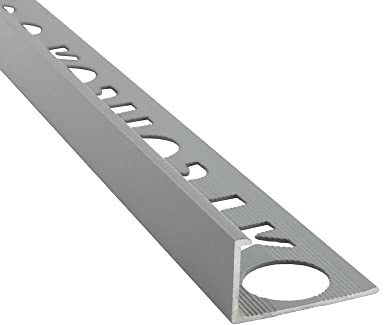 Alu L-Profil Fliesenschiene Fliesenprofil Schiene L270cm 10mm grau