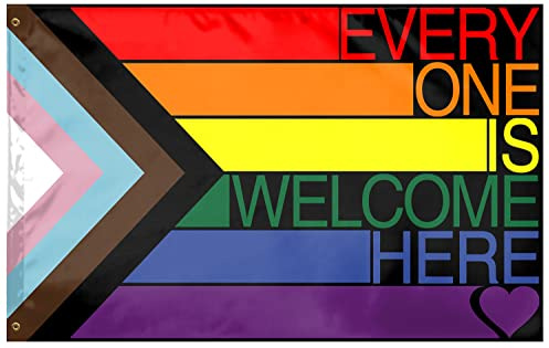 Bandera del orgullo gay bandera del orgullo LGBT banderas arcoíris con ojales de latón de nailon para exteriores impermeable de 3 x 5 pies