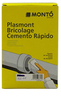 Masilla Plasmont Bricolage Cemento Rápido mortero en Polvo color Beige 1,5kg