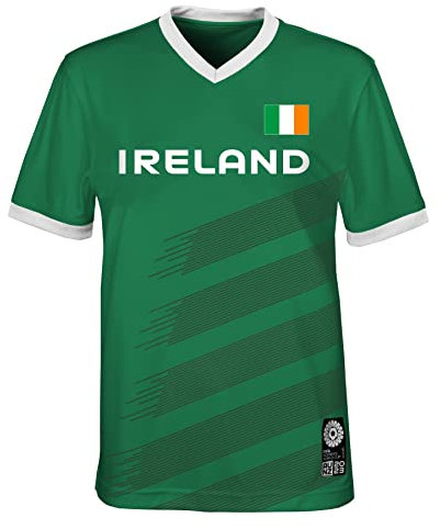 FIFA Offizielles Trikot der Frauenfussball-Weltmeisterschaft 2023, Irland, Grün, 5-6 Jahre