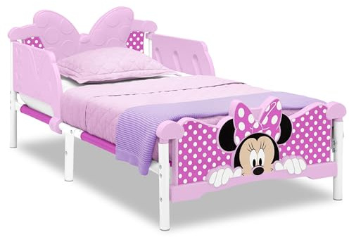 Delta Children Minnie Mouse 3D Toddler Bed, Pink