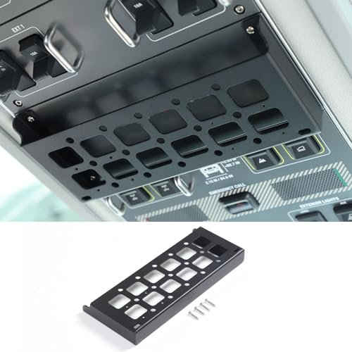 DIYUCAR Auto Dachgepäckträger Gepäckträger Korb Kompatibel mit Ineos Grenadier 2020-2024 Innenraum Dachsteuerung Panel Aufbewahrungskorb Autozubehör