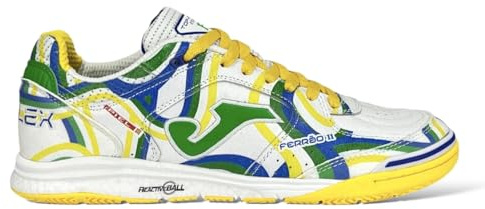 Joma Top Flex Rebound 2442 IN TORW2442IN, Men Indoor Football Trainers, White, 44 EU