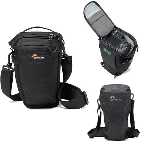 Lowepro ProTactic TLZ 70 Slim AW III Toploader-Kameratasche für spiegellose DSLR, Vol.: 4 l, ABM.: 31x10,5x14 cm, f. Kameras mit angesetztem Objektiv, mod. Schultertasche, f. Fotografen/Videofilmer