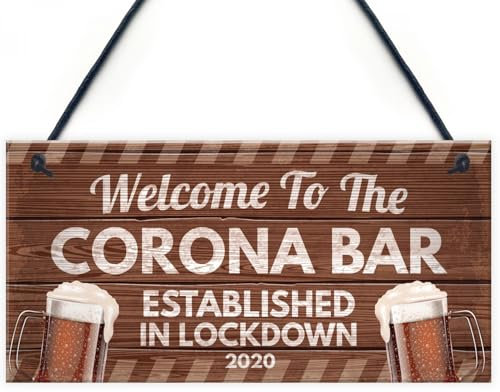 Signs Plaques Novelty Bar Sign Funny Quirky Hanging Sign For Home Bar House Decor