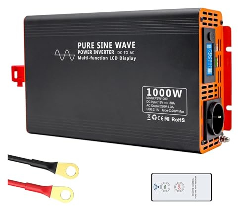 Inverter A Onda Sinusoidale Pura 4000 W CC 12V 24V 36 V 48 V 60 V 72 V A CA 220 V 240 V Potenza Continua 2000 W Con Inverter LCD Onda Sinusoidale Inverter(36V,50HZ_EU 1000W)