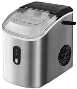 macchina per il ghiaccio Macchina for ghiaccio da banco, macchina for cubetti di ghiaccio elettrica portatile, 9 ghiaccio pronto in 6 minuti, con pala for ghiaccio for bar di casa cubetti ghiaccio