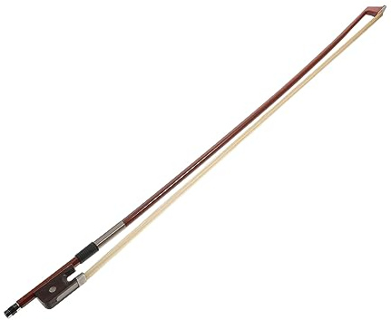 Violoncello Bogen aus Brasilienholz, Braun, mit Rosshaar | Übungsbogen für Violoncello, für Schüler und Anfänger, Ausgewogenes Spielgefühl