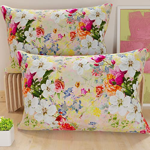 Petti Artigiani Italiani – 2 Kissenbezüge 60x40 cm Mikrofaser – Sofakissenhüllen Dekokissen – Zierkissenbezüge für Couch, Bett, Wohnzimmer – Weiche Kissenhüllen mit modernem Design – Made in Italy