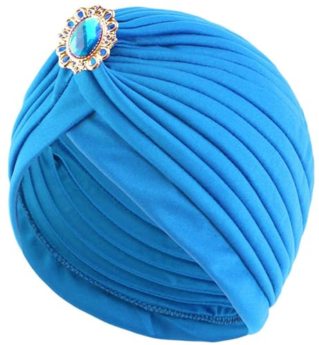 LIMHOO Damen Boho Kopfhülle Turban Ethnische Retro Chemo Haarausfall Hut Stretchy Beanie Cap