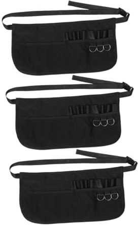 Gatuida 3pièces Tablier Pour Femmes Avec Poches De Rangement Pour Outils De Coiffure Réglable Et Imperméable Pour Usage Professionnel
