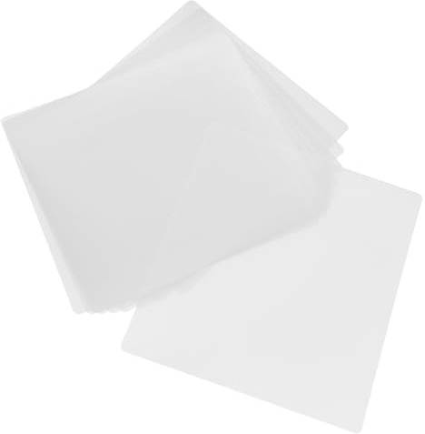 Tofficu Transparente Zeichenmatte für 3D Stift, 10 Stück PVC, Zubehör | Verschiedene 3d Druckstifte, Leicht und Tragbar, zum Zeichnen und Kopieren, Bastelunterlage