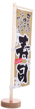 FUTUREORYY Bandiera Da Tavolo Giapponese Decorativa Mini Per Ristorante Sushi, Arredamento Izakaya Per Tavoli Interni Ed Esterni, Bandiera Negozio Cucina Stile Orientale, Resistente e Creativa