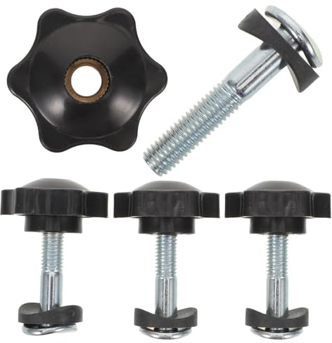 DIYEAH 4 Piezas Pernos y Tuercas para Mango de Cortacésped Kit de Accesorios para Tractor y Barredora Repuestos Resistentes y Anticorrosivos para Mantenimiento Rápido y Preciso