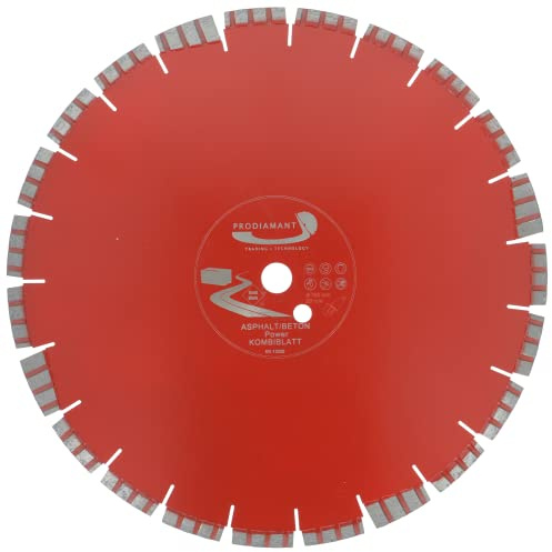 PRODIAMANT Disque à tronçonner diamant de qualité supérieure pour béton + asphalte combiné 350 mm x 20 mm Disque à tronçonner diamant 350 mm