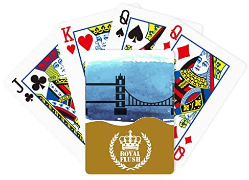 Tower Bridge London England Britain UK Royal Flush Poker Jeu de cartes